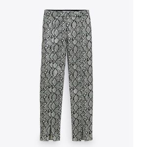 Snake print pant